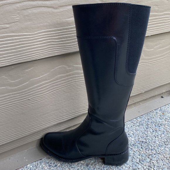 Taryn Rose Leather Riding Boot - Picture 12 of 14